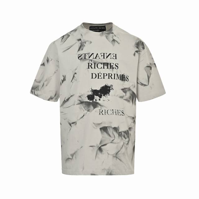Enfants Riches DéPriméS 忧郁的富二代 泥染字母印花短袖 100%纯棉 今年材料飞升 而且聚酰胺 锦纶 的印花工艺布是单纯的热转印 这种酸