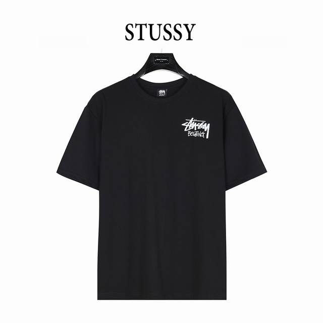 Stussy 斯图西 25Ss 经典款城市限定印花短袖T恤 斯图西城市系列，首都北京限定，背面趣玩Logo字母印花， 260G纯棉面料厚实立挺不软塌，版型正，柔