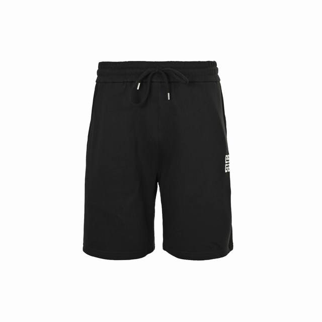 Givenchy 纪梵希 经典刺绣4G宫格短裤 面料采用400G太空棉面料，订染颜色后整蚀毛处理，对照原版做丝滑超柔处理， 布面肌理股线清晰明显，垂感一级棒，做