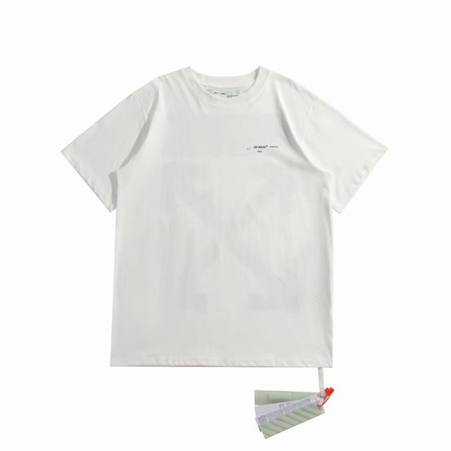 高版本Off-White C O Virgil Abloh 19Ss水彩莫奈油画箭头短袖T恤，永恒的爆款！赏遍全世界的樱花，也不及莫奈笔下的一缕春光，光的颤动，