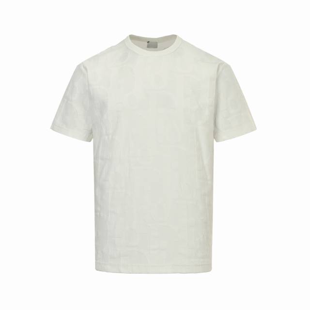 Dior 迪奥 25Ss 满幅老花提花短袖 Dior新款 T 恤是二零二五秋季男装系列新品，饰以经典的 Oblique 印花。采用深蓝色棉质平纹针织面料精心制作
