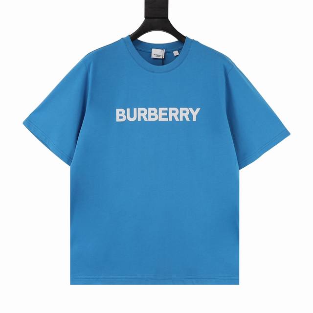 Burberry 巴宝莉 发泡徽标字母短袖T恤 夏季最新配色的王牌Bbr，经典中的圣经 四色短袖同步来袭~~可男可女的经典款，基础百搭不失时尚魅力 绝对是今夏的