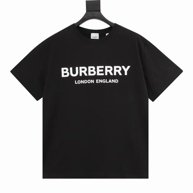 Burberry 巴宝莉 经典双排字母印花短袖T恤 夏季最经典王牌Bbr，经典中的圣经 两色短袖同步来袭~~可男可女的经典款，基础百搭不失时尚魅力 绝对是今夏的