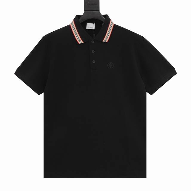 Burberry 巴宝莉 胸口小刺绣短袖Polo衫 选用棉质珠地网眼布打造，定制材质260G长绒棉，衣领为双系统提花定织扁机制成，有弹性，不变形，衣服全部原生布