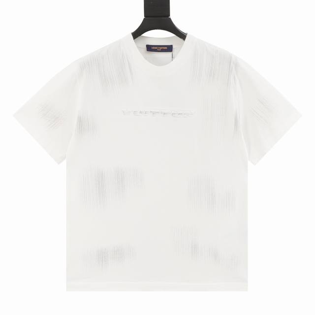 Louis Vuitton 路易威登 凹凸浮雕擦色洗水磨破短袖 尺码Xs-Xl