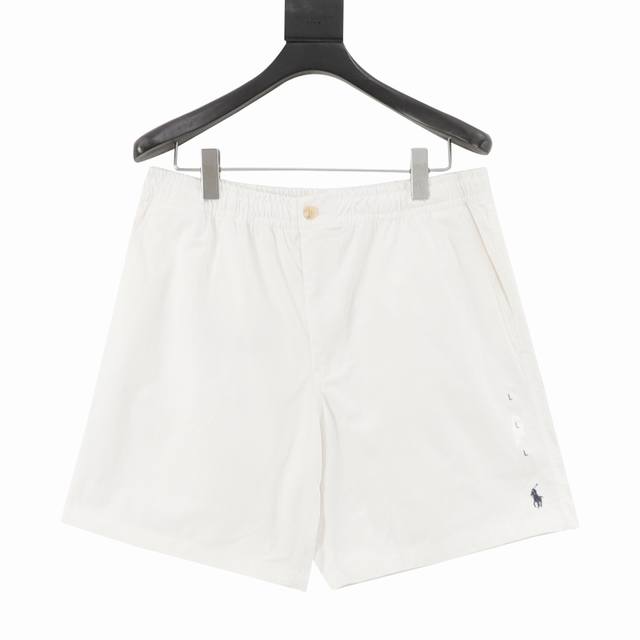 Ralph Lauren 拉夫劳伦 25Ss 小马标刺绣休闲短裤 以经典设计重塑夏日体验 精选棉质面料 上身挺括有型 标志性小马刺绣Logo 采用高密度立体工艺