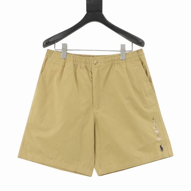 Ralph Lauren 拉夫劳伦 25Ss 小马标刺绣休闲短裤 以经典设计重塑夏日体验 精选棉质面料 上身挺括有型 标志性小马刺绣Logo 采用高密度立体工艺