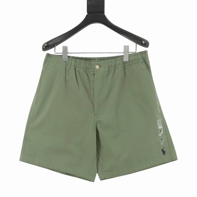 Ralph Lauren 拉夫劳伦 25Ss 小马标刺绣休闲短裤 以经典设计重塑夏日体验 精选棉质面料 上身挺括有型 标志性小马刺绣Logo 采用高密度立体工艺