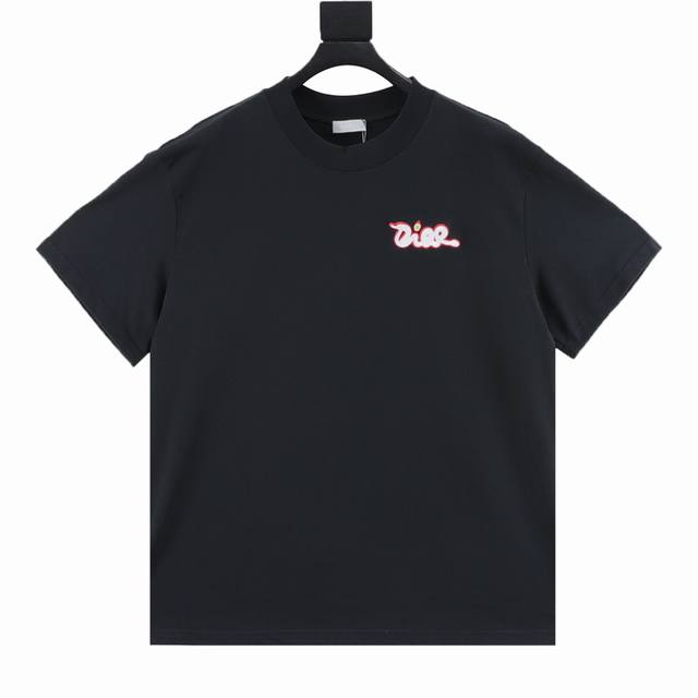 Cd X Kaws 蛇年小标短袖T恤 原版7400，太古汇购入，原版定制290G全棉布料，雾霾蓝，定染，螺纹染色原版一致。T 恤来自 Do And Kaws 限