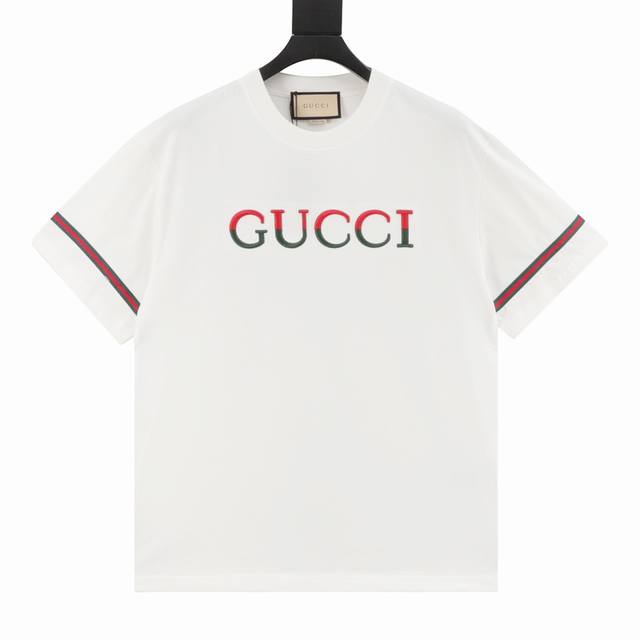 古驰 Gucci 红绿立体刺绣织带短袖 Size:Xs-Xl