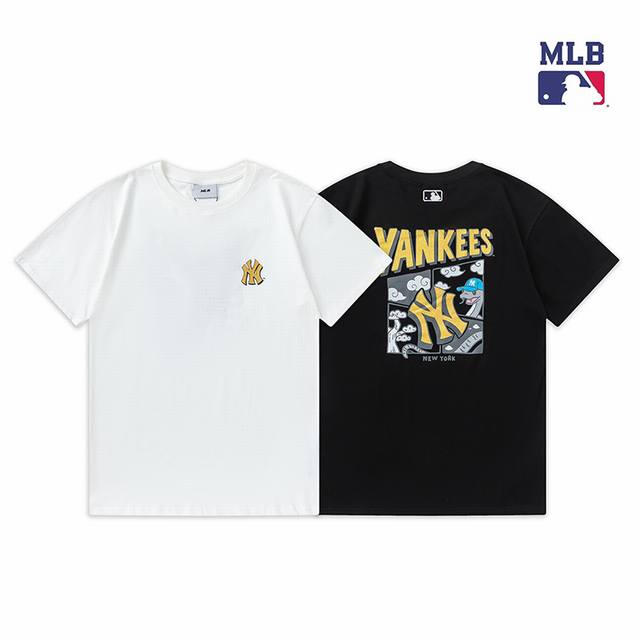 新款上新 Mlb新款蛇年限定短袖，男女同款，后背Logo采用印花工艺，，颜色清新自然，轻松打造夏日气息，面料采用240克双纱纯棉，颜色都是原版一比一的定制，支持