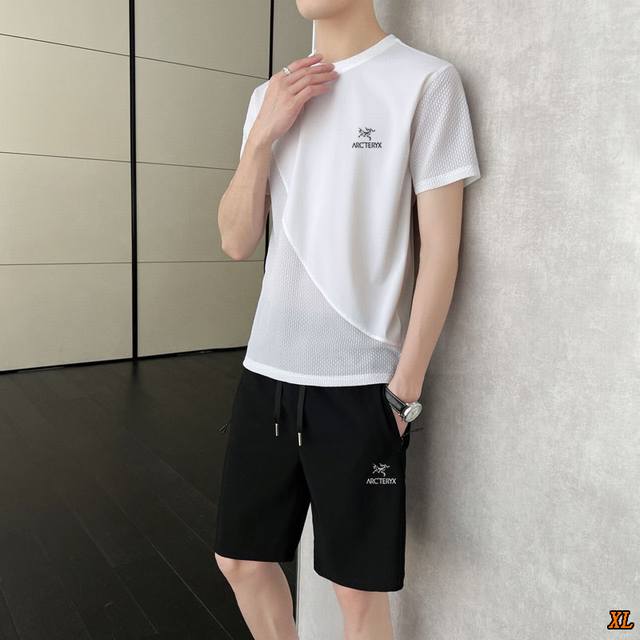 Arc’Teryx始祖鸟 独家实拍上新夏季高品质运动套装透气长裤短袖套装潮流时尚速干健身房两件套休闲冰丝套装，本季主打，货源充足，放心主推，高端品质，经典设计，