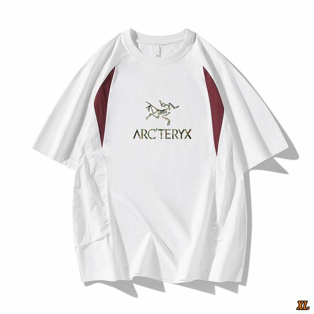 Arc’Teryx始祖鸟 独家实拍上新夏季高品质速干短袖T恤男女运动上衣红色短袖男女同款街头凉感T恤，本季主打，货源充足，放心主推，高端品质，经典设计，做工出色