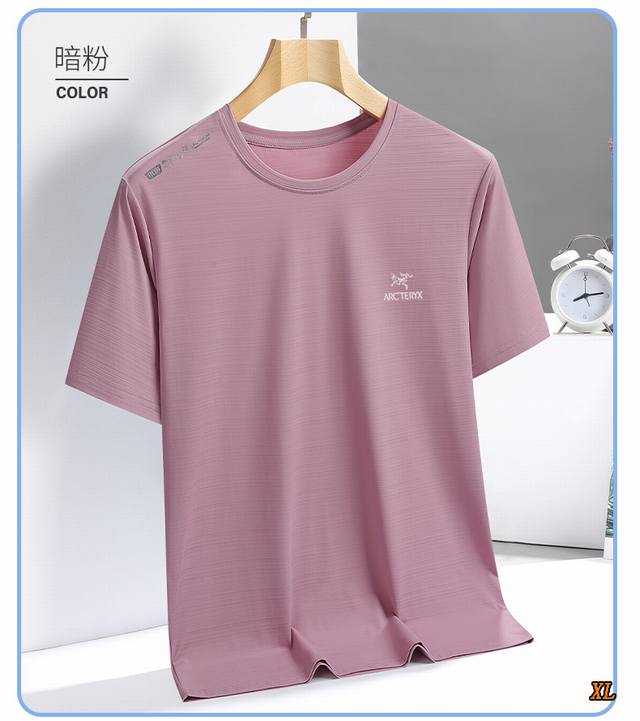 Arc’Teryx始祖鸟 独家实拍上新夏季高品质轻薄冰爽冰丝短袖T恤网眼透气体恤衫运动速干T冰丝青年T恤，本季主打，货源充足，放心主推，高端品质，经典设计，做工