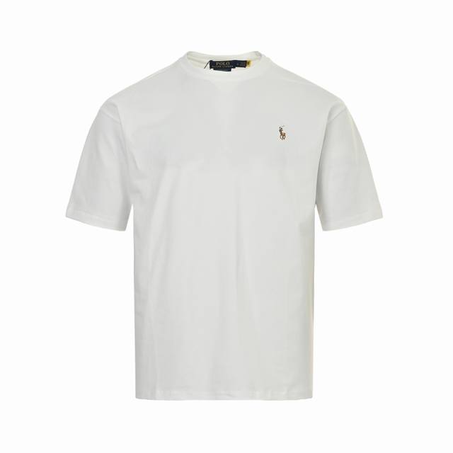 Ralph Lauren 拉夫劳伦 彩标Logo刺绣短袖 独家货源 区别通货 原版开发 进口田岛机绣制彩马 拉架棉圆领T恤 亲肤舒适 经典刺绣Logo 无敌百搭