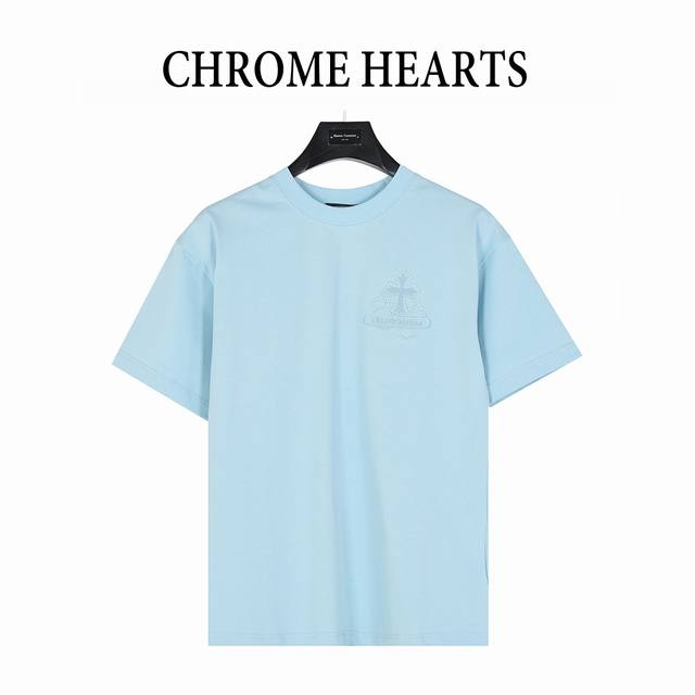 Chrome Hearts 克罗心 25Ss 重工后背重叠十字架贴布刺绣短袖T恤 奢华暗黑高街，哈雷摇滚朋克精神， 无一不彰显着其浓烈的暗黑哥特风， 立体感与面