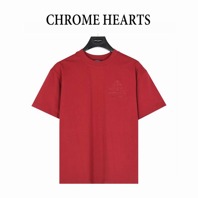 Chrome Hearts 克罗心 25Ss 重工后背重叠十字架贴布刺绣短袖T恤 奢华暗黑高街，哈雷摇滚朋克精神， 无一不彰显着其浓烈的暗黑哥特风， 立体感与面
