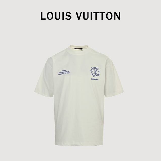 Louis Vuitton 路易威登 25Ss 梦想家涂鸦标语印花短袖T恤 这一款的主题带出全新的“梦想家”的理念，在时尚语境里， “Dreamin' Man”