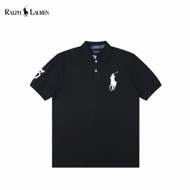 Polo Ralph Lauren 拉夫劳伦 基础大马刺绣Logo Big Pony Polo衫 原版面料 %珠地棉，胸口进口刺绣Logo，袖口“3”贴布Log