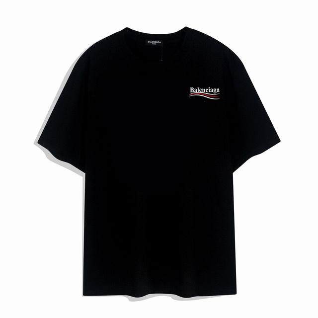 Balenciaga 巴黎世家可乐短袖， 品质升级，精致做工，手感柔软，充满了复古工艺还拥有厚实的手感，标志性的图标，独有的辨识度。高克重纯棉质感一流！男女同款
