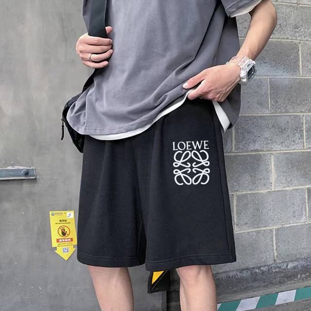 纯棉短裤 Loewe 罗意威官网经典夏季纯棉小毛圈运动宽松短裤 官网发售｜兼运动与潮流｜超百搭 甄选新疆21支280G纯棉小毛圈面料 最大的优点就是柔软轻薄透气