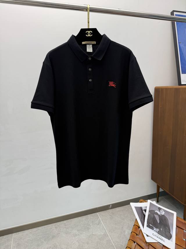 Bur25S春夏男士Polo 胸前标志性Logo徽标 整体非常的轻商务休闲！！客供丝光棉，上身轻盈舒适顺滑 到手绝对让你觉得物有所值的一件单品！！！ 码数M-3