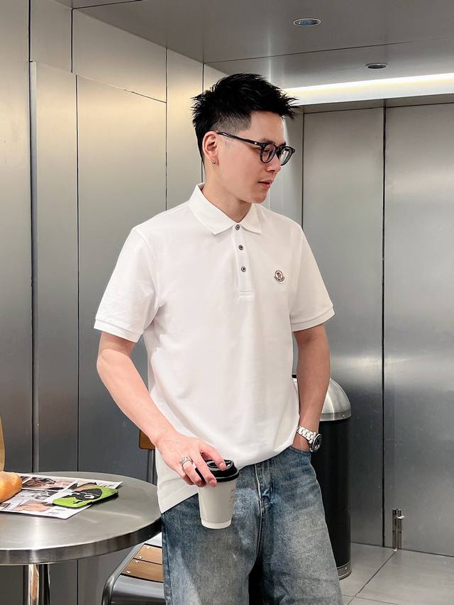 蒙口 2025Ss夏季新款字母Logo男士翻领Polo衫！经典商务男款，高端男装的天花板级别的商务男款！简约时尚大气不失优雅，单穿内搭体面过人，品质控 细节控的