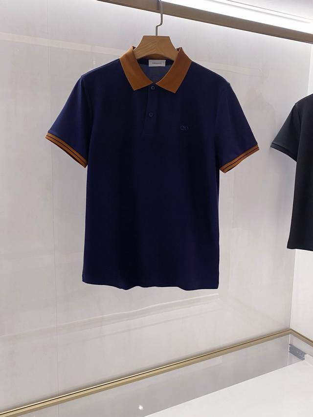 新品 菲拉*慕家族男士高端商务净色休闲Polo马球衫，25年新季专柜同款，香港贸易公司渠货源，高级奢侈系列，白金级全品相，纯正血统臻品， 因经典而生，每季必出的