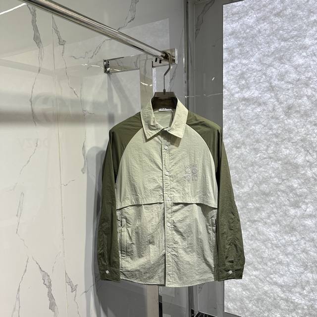 Loew*衬衫防晒衣 颜色:白，黄，绿 码数:S~2Xl