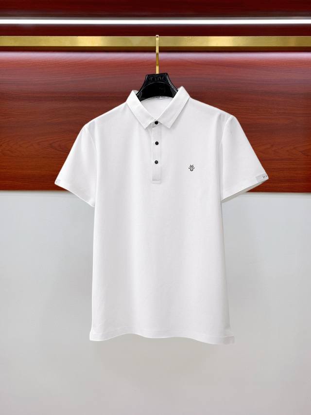 迪奥 新品高端货上市！2025夏季新款Logo男士翻领Polo衫！经典休闲商务男款，高端男装的天花板级别的商务男款！简约时尚大气不失优雅，单穿内搭体面过人，品质