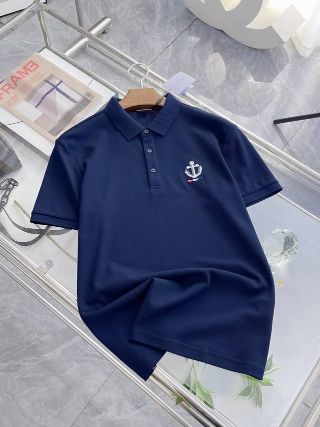 开春新品 新品上市 Tb 汤姆布朗 2025Ss夏季新款字母Logo男士翻领Polo衫！经典商务男款，高端男装的天花板级别的商务男款！简约时尚大气不失优雅，单穿