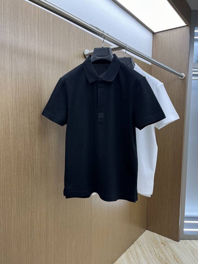 Loe 高品质 25早春新款短袖Yyds 日常出门闭眼搭 定制朱地弹力棉面料短袖Polo衫T恤 魅力在于创造了简约奢华感的时尚,随意搭配感受英式风格独特气质.