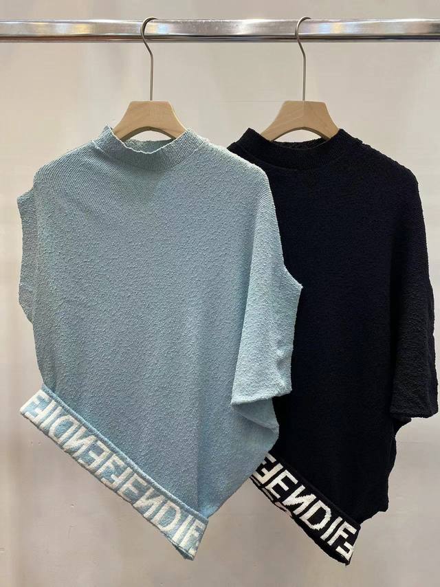 顶级原单配包装25522芬迪不规则短袖 Yb1:1 三码现货