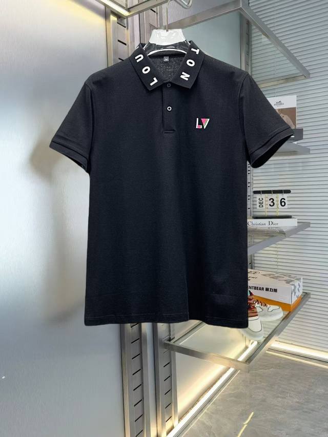 Lv 高端商务 白领 单位人士必入单品！ 无痕压胶冰丝休闲商务短袖Polo，科技面料，冰丝无痕，体感非常棒，手感顺滑质感很棒！弹性好，无任何束缚感，面料自带透气