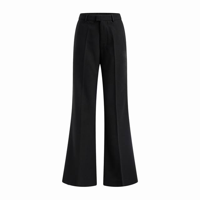 巴黎世家 Flared Pants 羊毛微喇叭西裤 最好的顶级版本 现货发售 定制斜纹羊毛混纺面料，精选30%超细美利奴羊毛+ 67%高支精梳棉 + 3%弹性纤
