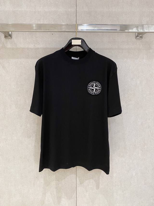 上新石头岛25 Ss 新疆长绒棉 上身舒适亲肤 纯棉质感 经典百搭 黑白 码数M-3Xl