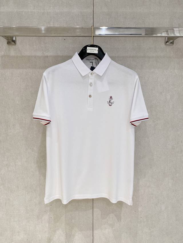新品上市 Tb 2025Ss夏季新款字母Logo男士翻领Polo衫！经典商务男款，高端男装的天花板级别的商务男款！简约时尚大气不失优雅，单穿内搭体面过人，品质控