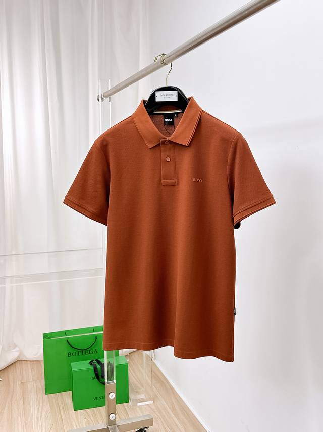 新品上市 Boss 2025Ss夏季新款字母Logo男士翻领Polo衫！经典商务男款，高端男装的天花板级别的商务男款！简约时尚大气不失优雅，单穿内搭体面过人，品