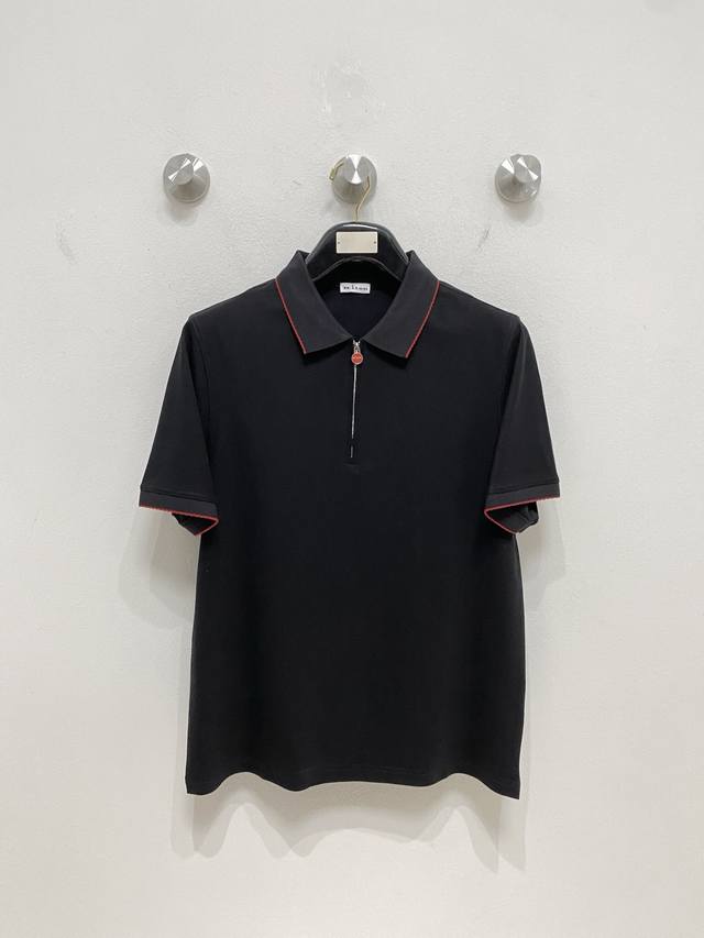 新品上市 Kiton 2025Ss夏季新款字母Logo男士翻领Polo衫！经典商务男款，高端男装的天花板级别的商务男款！简约时尚大气不失优雅，单穿内搭体面过人，