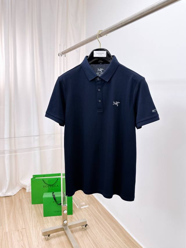 开春新品 始祖鸟 2025Ss夏季新款字母Logo男士翻领Polo衫！经典商务男款，高端男装的天花板级别的商务男款！简约时尚大气不失优雅，单穿内搭体面过人，品质