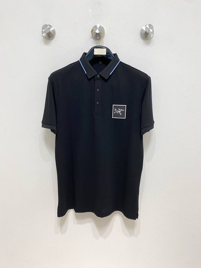 夏季爆款 始祖鸟 2025Ss夏季新款字母Logo男士翻领Polo衫！经典商务男款，高端男装的天花板级别的商务男款！简约时尚大气不失优雅，单穿内搭体面过人，品质