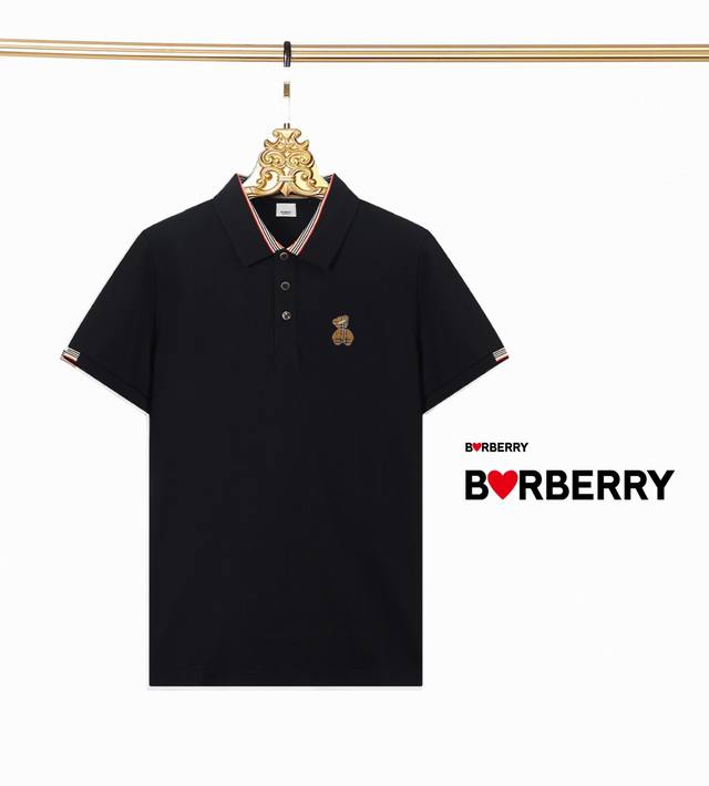 三标齐全 -Bbr 巴宝莉专柜同步上新 徽标翻领Polo衫 -采用原版Zp一致定制索罗娜双珠地面料 螺纹同缸定染零色差 独家品质区别通货 欢迎对比 -颜色：白色