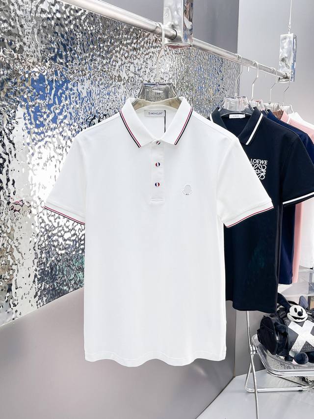 蒙口 2025Ss夏季新款字母Logo男士翻领Polo衫！经典商务男款，高端男装的天花板级别的商务男款！简约时尚大气不失优雅，单穿内搭体面过人，品质控 细节控的