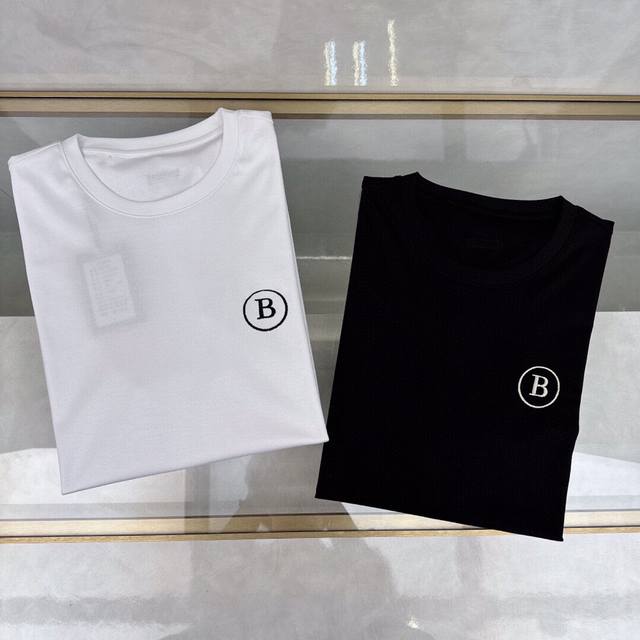 巴尔漫 2630Ss新款短袖T恤，定制进口原版丝光面料！经典Logo设计，简单大方得体 时尚不失个性 上身休闲随性 内搭单穿皆可 彰显大牌气质。尺码：M～3Xl
