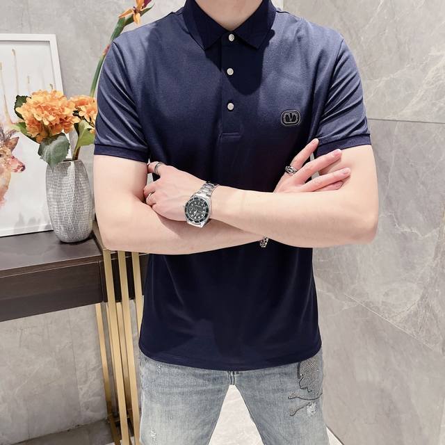 华伦天伦Ss最顶级版本新春Polo，顶级休闲风，专柜有售，顶级品质，耐穿又舒适，码数M-3Xl