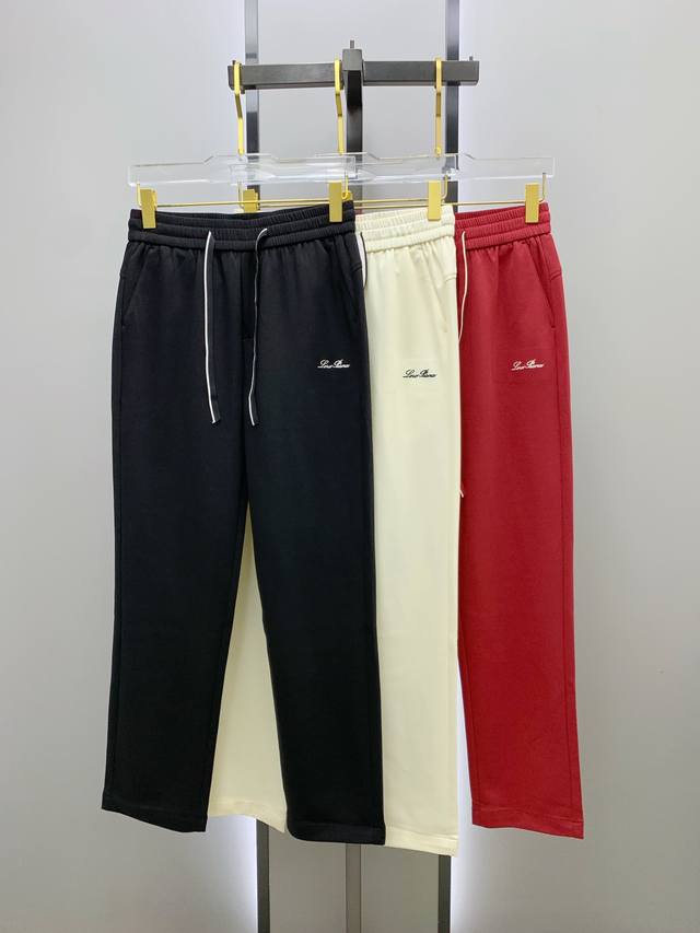 Lp 新品 25Ss夏季新款休闲裤.定制铜氨丝空气层混纺面料，抗皱不粘灰抗静电，面料柔软舒适有垂感.立挺上身有型、立体裁剪设计拉长腿部线条，显高显瘦.松紧腰带设