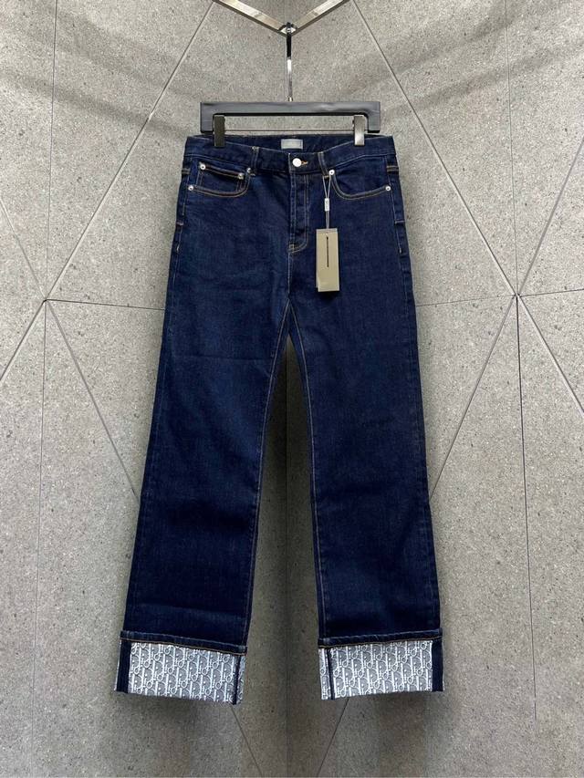 实物挂拍 Dior 经典原牛直筒牛仔裤 现货 S M L Xl