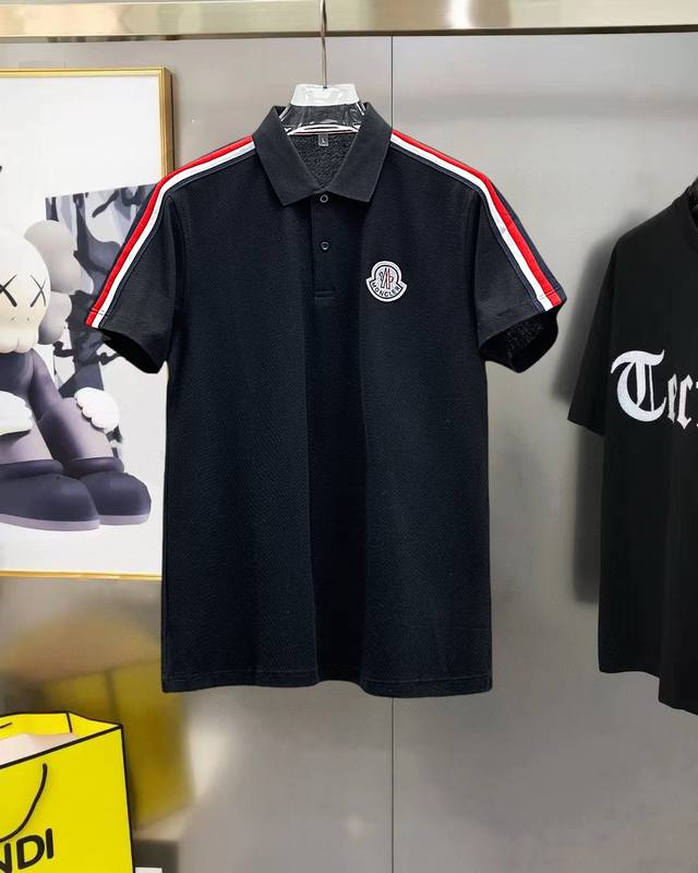 蒙口 2025Ss夏季新款字母Logo男士翻领Polo衫！经典商务男款，高端男装的天花板级别的商务男款！简约时尚大气不失优雅，单穿内搭体面过人，品质控 细节控的