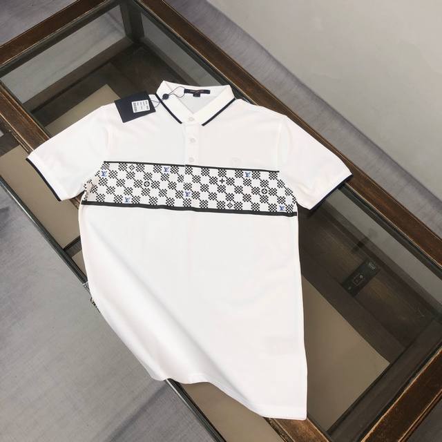 Louis Vuitton Lv 路易威登 2025春夏最新款男士短袖Polo衫，品牌最新设计元素！既不单调也不复杂,恰到好处的展现品味！客供顶级定制珠地棉面料