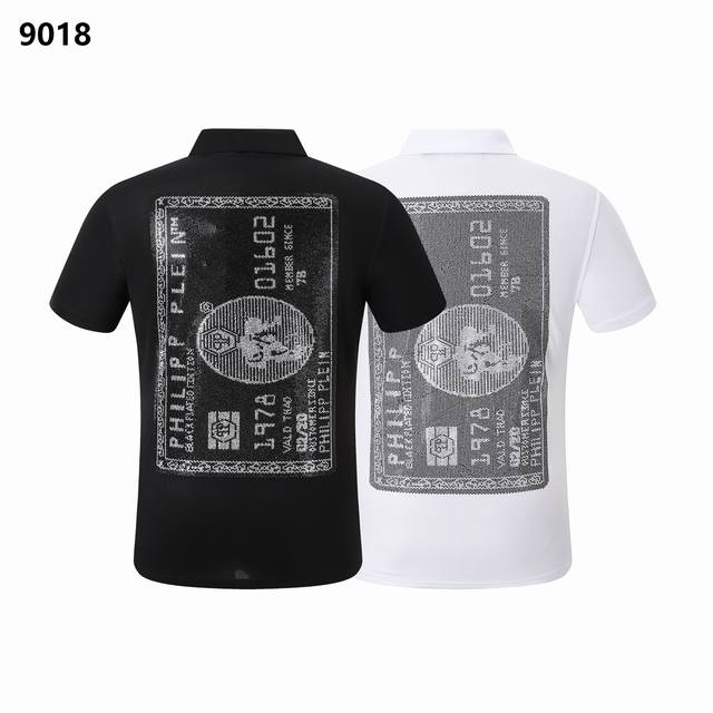 Pp 德国潮牌菲利普 普莱茵Philipp Plein 春夏男士新款短袖T-Shirt Polo衫， 高品质出厂 侧边大唛 完美细节 彰显高贵品质 Color